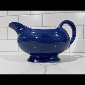 Vintage Blue FiestaWare Gravy Boat